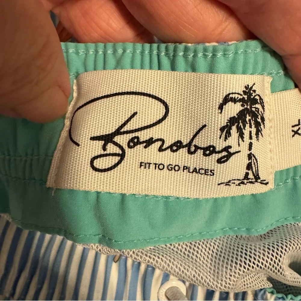 Bonobos‎ Mens Size XL Swim Trunks Board Shorts Blue Popsicle Print 7